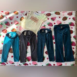 3T* Girls' 4 Assorted Leggings + a T-Shirt
